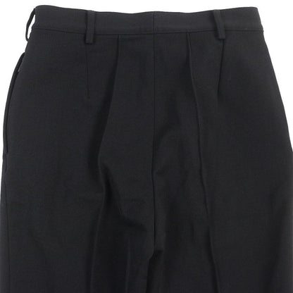 Prada 23AW Sph311 Technical Gabardine Center Stitching Long Pants Slacks Black