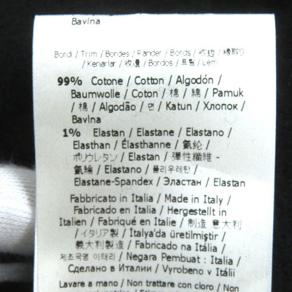 Fendi Fy0178 100% Cotton FF Logo Bead Decoration Long Sleeve Sweatshirt Black