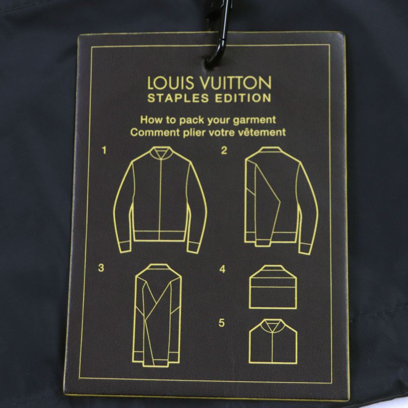 Louis Vuitton 21SS 1a5cwa Staples Edition Nylon Rain Hoodie Blouson Mountain