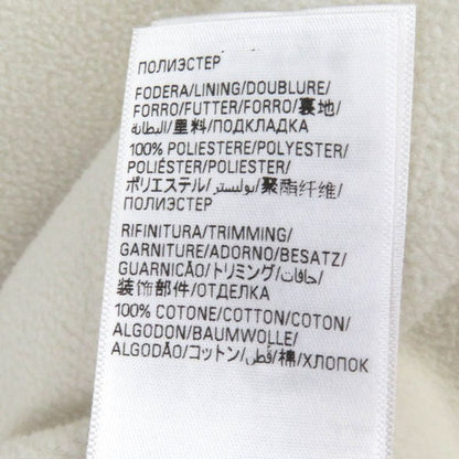 Balenciaga 23AW 768694 Unisex Hooded Boa Fleece Jacket Blouson Jacket Ivory 2