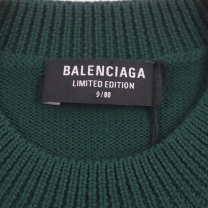Balenciaga 22SS 682005 Limited Edition 9/80 Paris Logo Embroidery Crew Neck