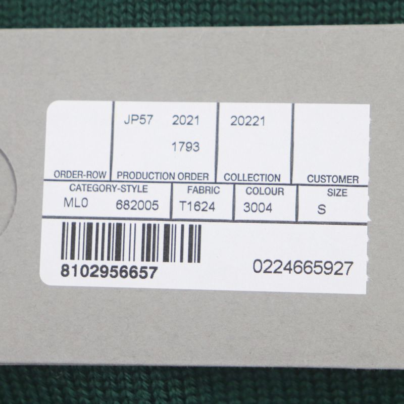 Balenciaga 22SS 682005 Limited Edition 9/80 Paris Logo Embroidery Crew Neck