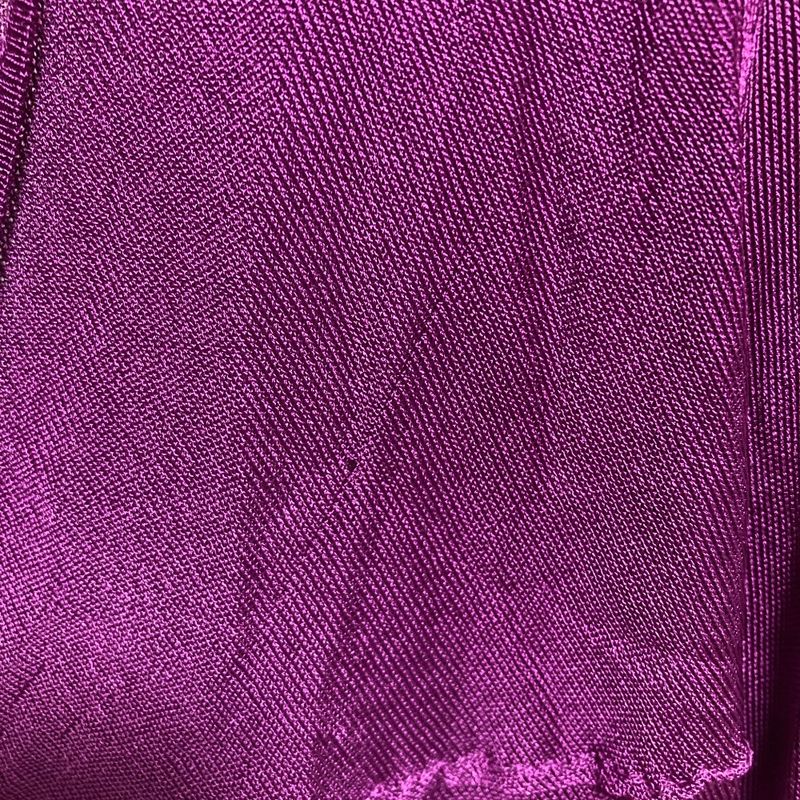 Good Gucci V-Neck Long Sleeve Mesh Knit Cut and Sewn Pullover XS Size Purple