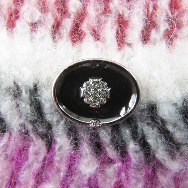 CHANEL 2023 P75769 Cashmere Virgin Wool Long Length Knitted Skirt With Coco