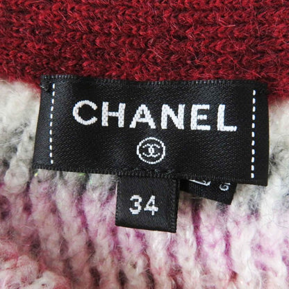 CHANEL 2023 P75769 Cashmere Virgin Wool Long Length Knitted Skirt With Coco