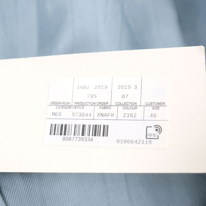 Gucci 573544 Goat Leather Suede Leather Sherry Line Logo Button Harrington