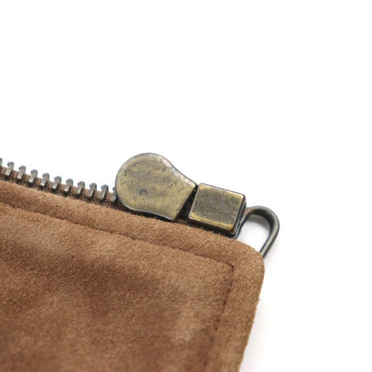 Gucci 573544 Goat Leather Suede Leather Sherry Line Logo Button Harrington