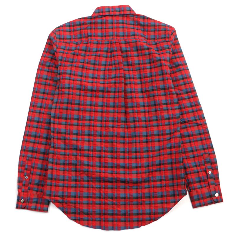 Louis Vuitton 17SS H4sh10snp 100% Silk LV & Flowers Masai Check LV Logo Button