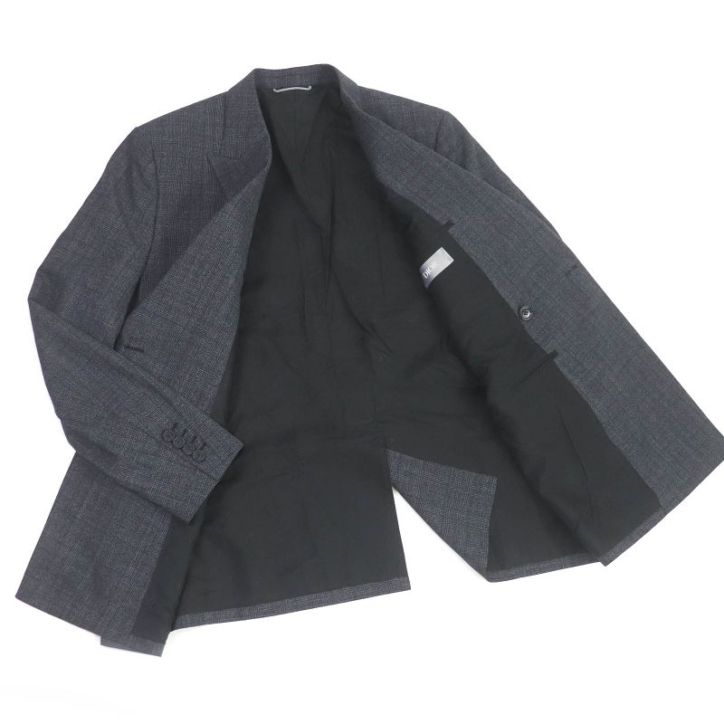 DIOR Homme 2020 023c261c5633 Wool Peaked Lapel Double Breasted Jacket Navy 52