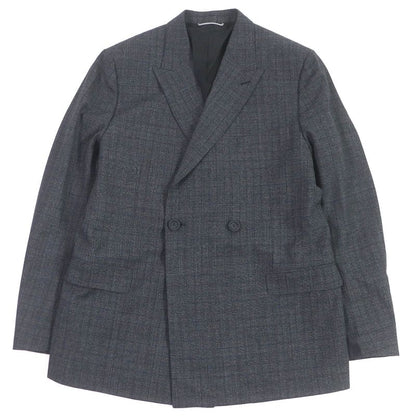 DIOR Homme 2020 023c261c5633 Wool Peaked Lapel Double Breasted Jacket Navy 52