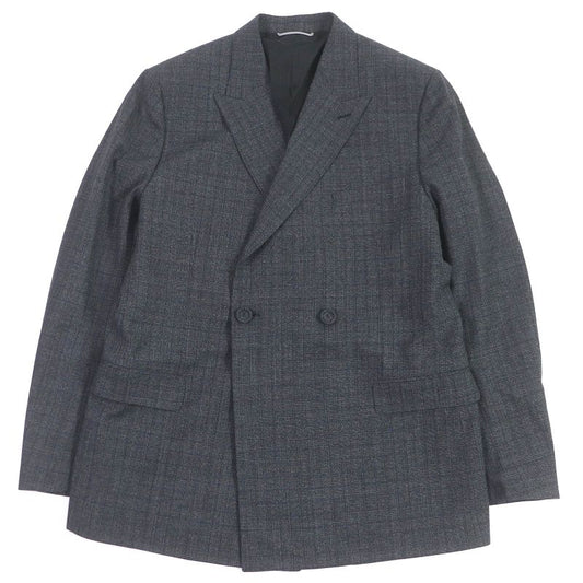 DIOR Homme 2020 023c261c5633 Wool Peaked Lapel Double Breasted Jacket Navy 52