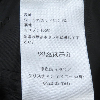 DIOR Homme 2020 023c261c5633 Wool Peaked Lapel Double Breasted Jacket Navy 52