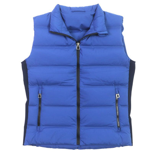 Hermes 2023 Zip-up Down Vest Gilet Blue Navy S Men's