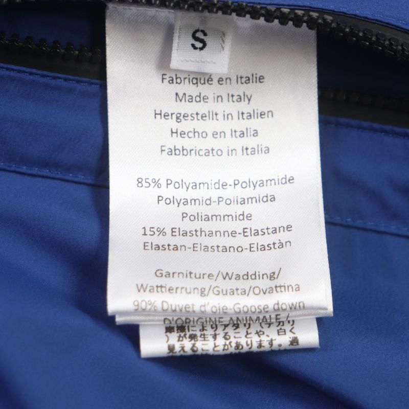 Hermes 2023 Zip-up Down Vest Gilet Blue Navy S Men's