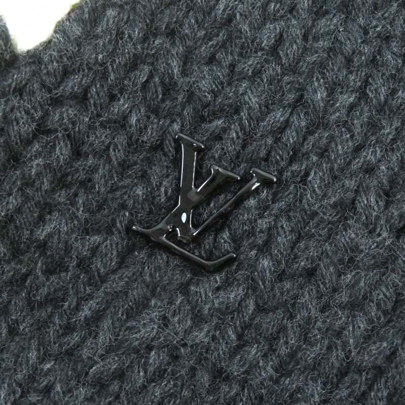 Louis Vuitton 2021 LV Flame Intarsia 100% Wool Long Sleeve Knit Sweater With