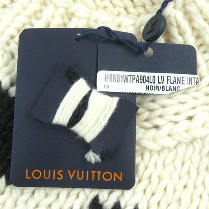Louis Vuitton 2021 LV Flame Intarsia 100% Wool Long Sleeve Knit Sweater With
