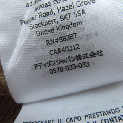 Gucci Adidas 717417 Trefoil Cotton Jersey Sweat Top Brown XS Made In Italy