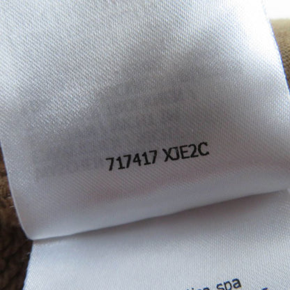 Gucci Adidas 717417 Trefoil Cotton Jersey Sweat Top Brown XS Made In Italy