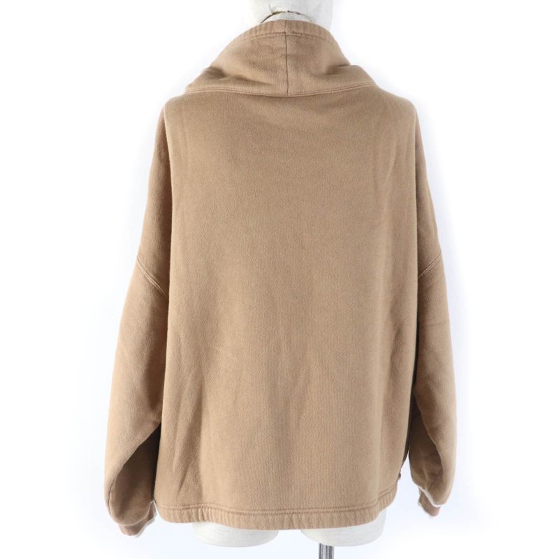 Gucci Adidas 717417 Trefoil Cotton Jersey Sweat Top Brown XS Made In Italy