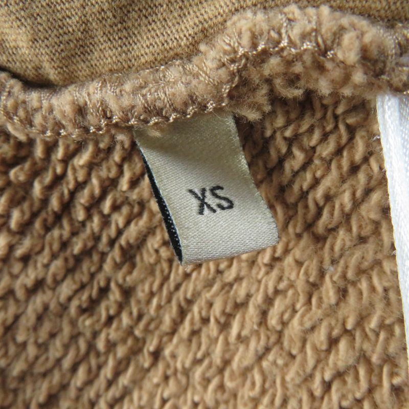 Gucci Adidas 717417 Trefoil Cotton Jersey Sweat Top Brown XS Made In Italy