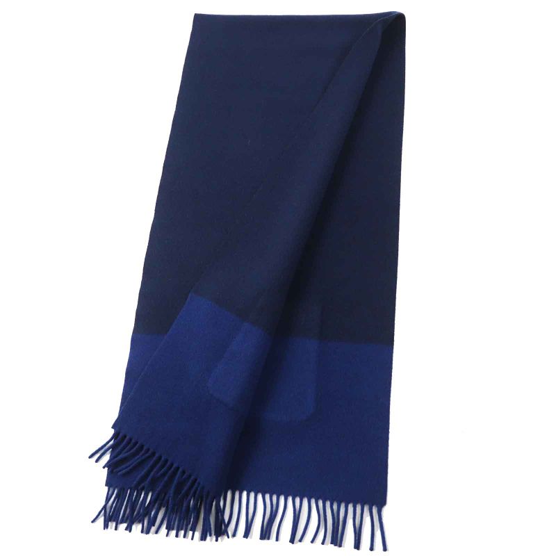 Hermes H259096s 100% Cashmere 100% Silk With Pocket Lining Allumette Pocket