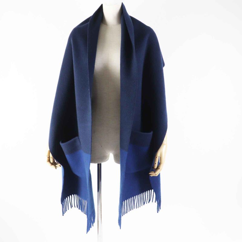 Hermes H259096s 100% Cashmere 100% Silk With Pocket Lining Allumette Pocket