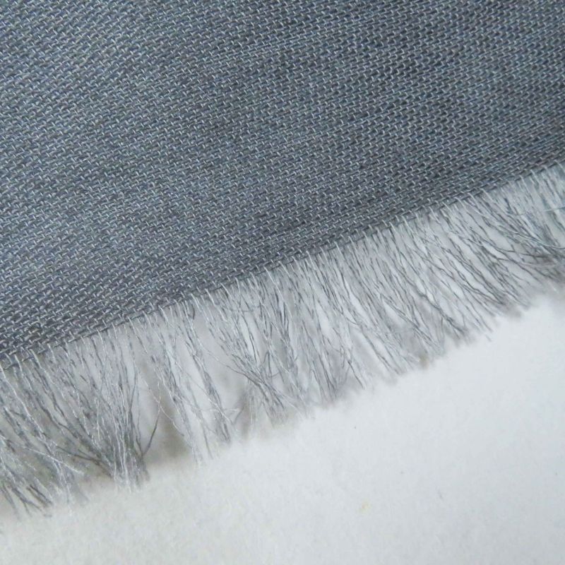 Louis Vuitton Mp1817 Wool Silk Monogram Patterned Scarf Navy Gray With Box Made