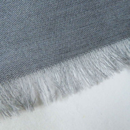 Louis Vuitton Mp1817 Wool Silk Monogram Patterned Scarf Navy Gray With Box Made