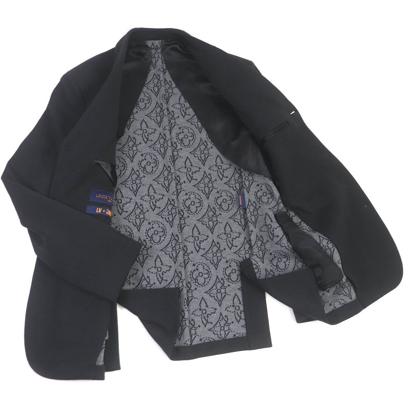 Louis Vuitton 21AW NBA Collaboration Logo Patch Tailored Jacket Sporty