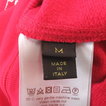Louis Vuitton Supreme Hdy93w Monogram Logo Embroidery Sweatshirt Red M Made In