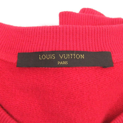 Louis Vuitton Supreme Hdy93w Monogram Logo Embroidery Sweatshirt Red M Made In