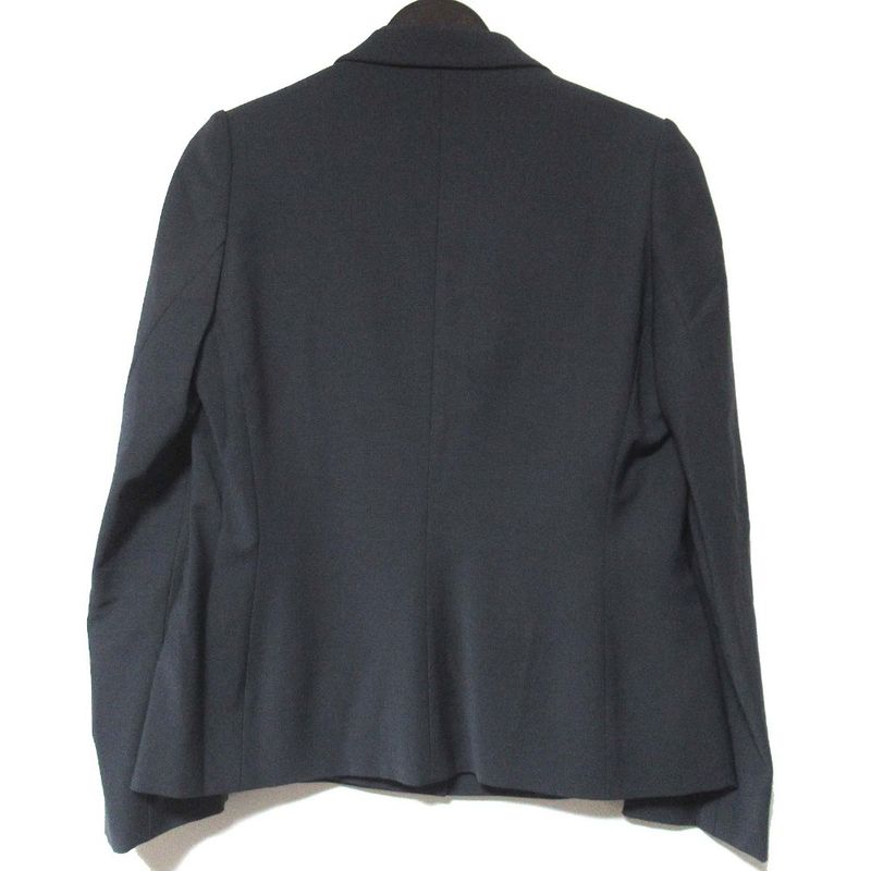 Gucci Tom Ford Period Tailored Jacket + Wrap Skirt Suit Setup Size 42/40 Black