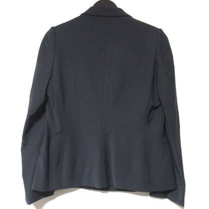 Gucci Tom Ford Period Tailored Jacket + Wrap Skirt Suit Setup Size 42/40 Black