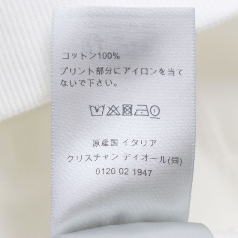 DIOR Homme 24SS 413j646a0531 Cotton Multi Logo Oversized Pullover Hoodie White