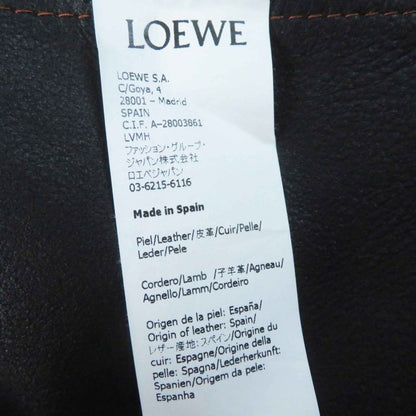 LOEWE S359330xbu Lambskin Turn-up Jacket With Logo Buttons Black Approx M With