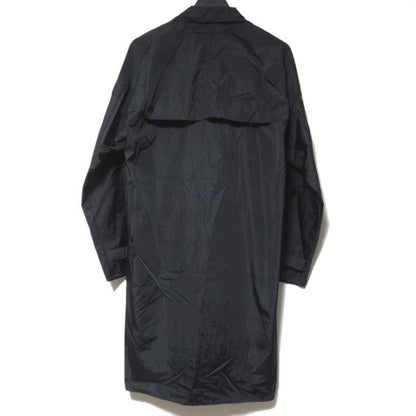 Prada Packable Nylon Stencil Collar Coat Size S Black Ladies Used