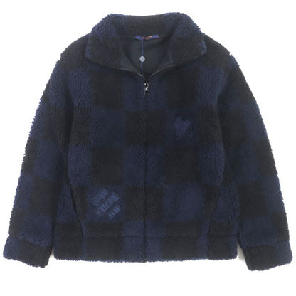  Louis Vuitton NIGO 22SS Hmy04w Jacquard Damier Boa Fleece Jacket Allover