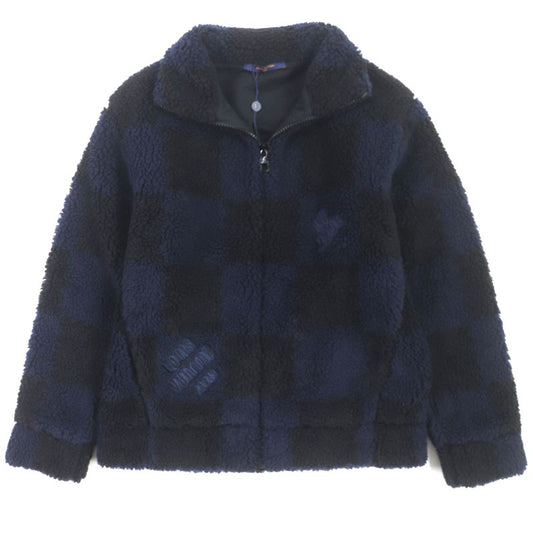  Louis Vuitton NIGO 22SS Hmy04w Jacquard Damier Boa Fleece Jacket Allover