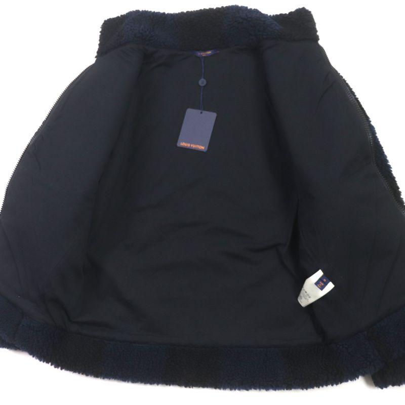  Louis Vuitton NIGO 22SS Hmy04w Jacquard Damier Boa Fleece Jacket Allover