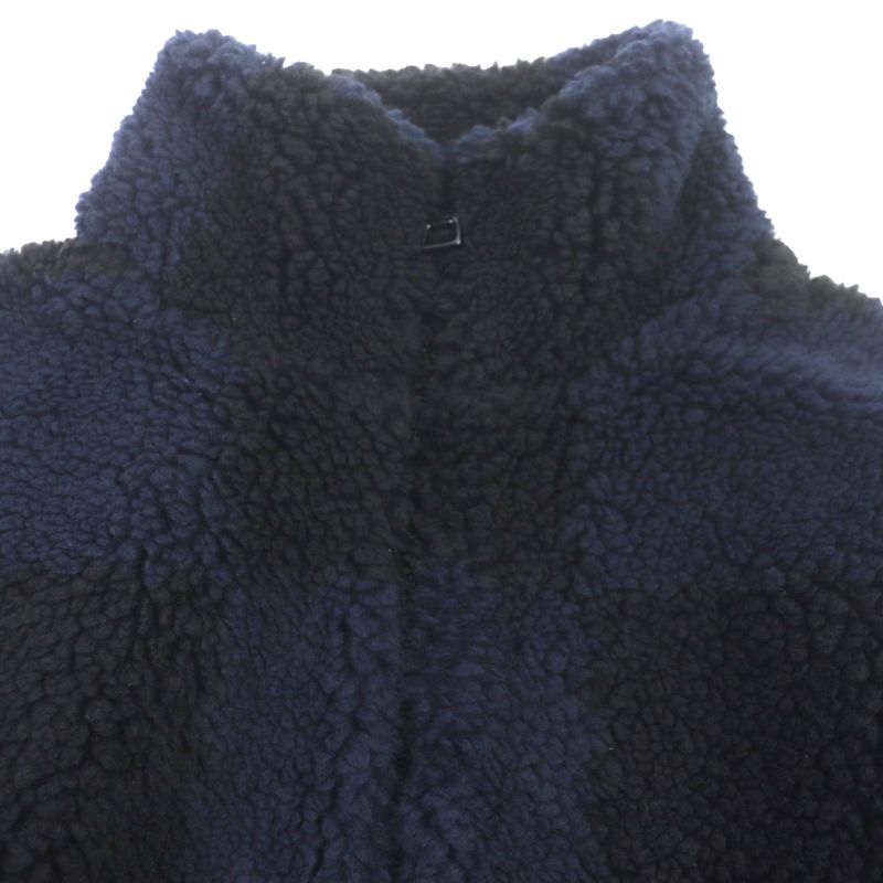  Louis Vuitton NIGO 22SS Hmy04w Jacquard Damier Boa Fleece Jacket Allover