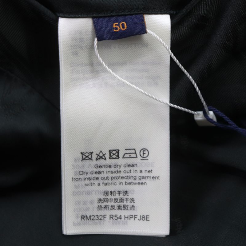  Louis Vuitton 23AW Hpfj8e PONT NEUF FIT 100% Wool LV Pattern Peaked Lapel