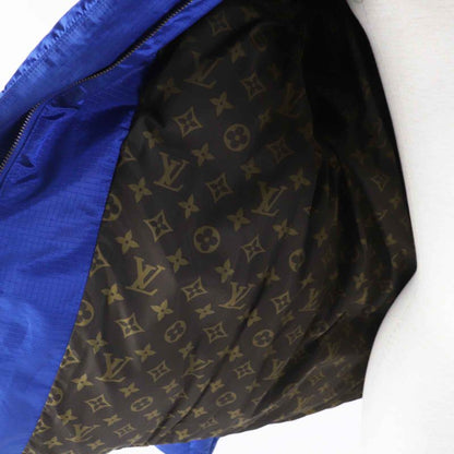 Louis Vuitton 23SS Belted Lined Monogram Down Jacket Blue 34 Hanger Made In