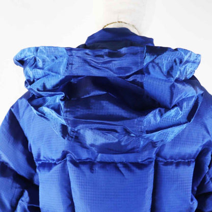 Louis Vuitton 23SS Belted Lined Monogram Down Jacket Blue 34 Hanger Made In