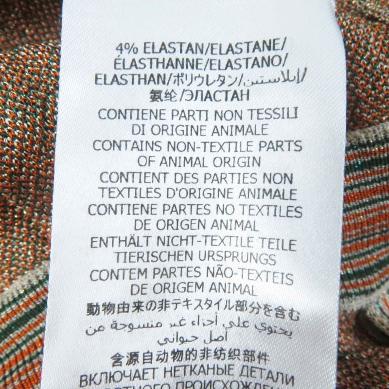 Gucci 21SS 632923 Viscose RAME Dress Waist Belt Maxi Dress/dress Multi XS Made