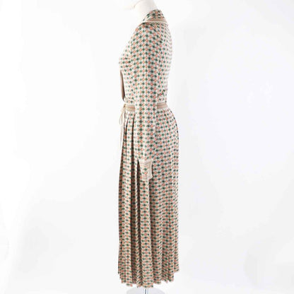 Gucci 21SS 632923 Viscose RAME Dress Waist Belt Maxi Dress/dress Multi XS Made