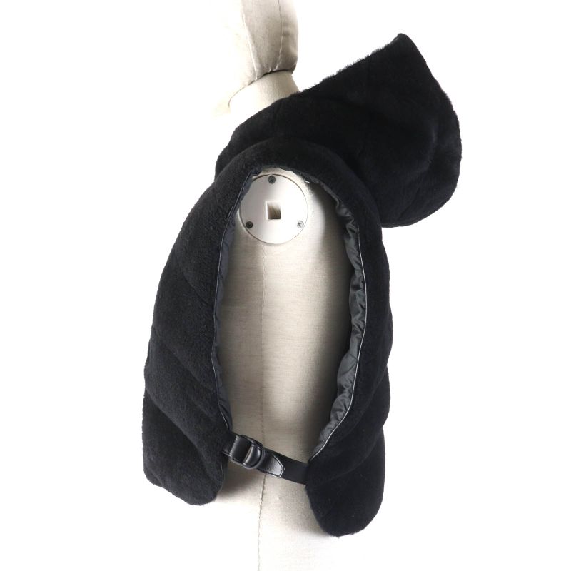 Hermes 24AW 4h1233df Reversible With Serie Patch Leather Used Lamb Fur Down