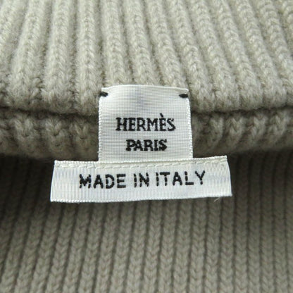 Hermes 23AW 3h2841dj 100% Silk Twill Raine Scarf Print Zip Up Knit Switch Long