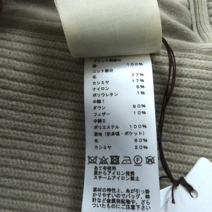 Hermes 23AW 3h2841dj 100% Silk Twill Raine Scarf Print Zip Up Knit Switch Long