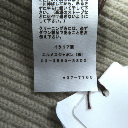 Hermes 23AW 3h2841dj 100% Silk Twill Raine Scarf Print Zip Up Knit Switch Long