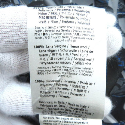 Fendi 2021 Fw1088 AIXY FF Logo Reversible Cotton Jacket Windbreaker Jacket Blue